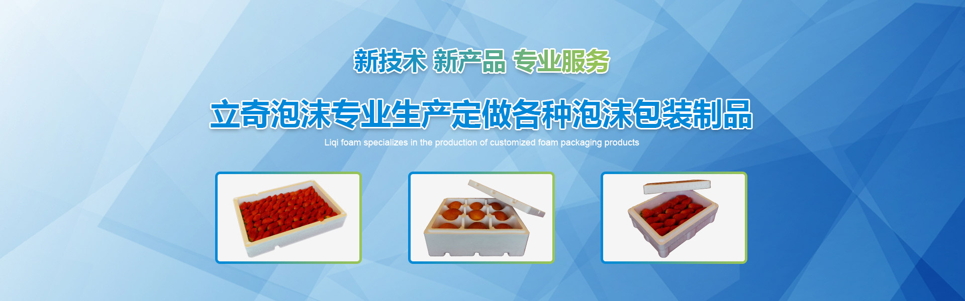 立奇泡沫专业生产定做各种泡沫包装制品
